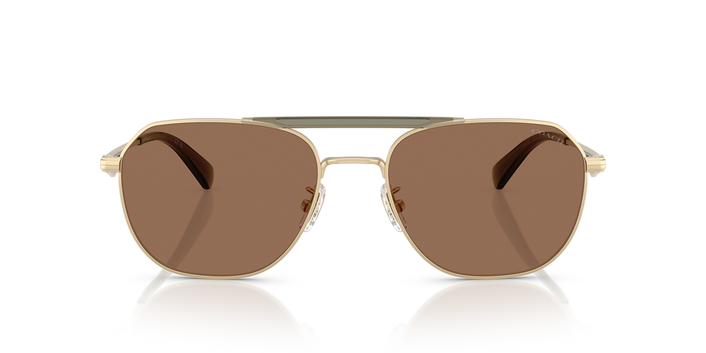 Satin Light Gold/Olive Green
