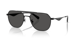 Satin Black/Black  - Grey Solid
