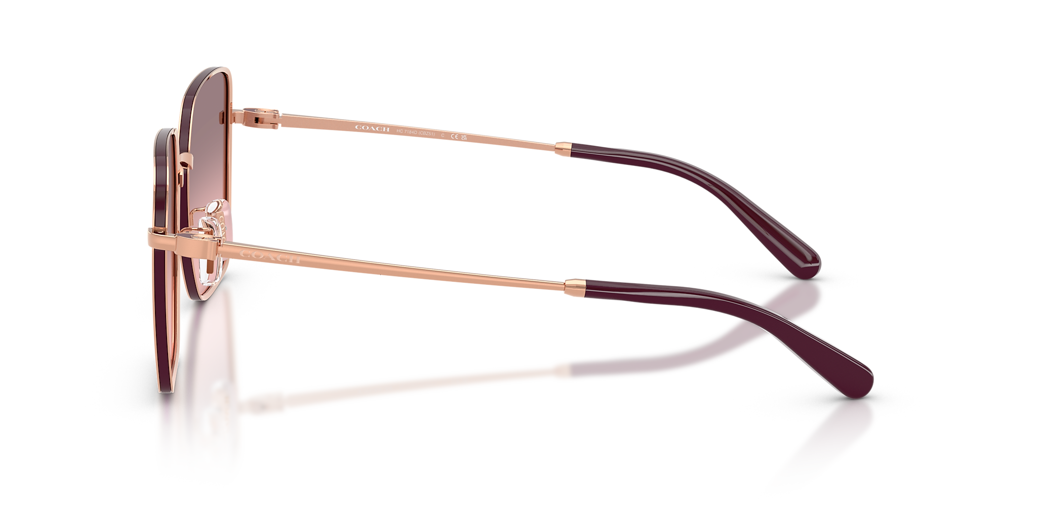 Rose Gold/Bordeaux