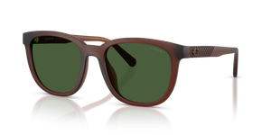 Matte Transparent Brown  - Green Solid