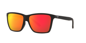 Black Matte  - Hawaii Lava  Mirror Polarized