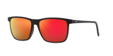 Black Matte  - Red Mirror Polarized