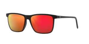 Black Matte  - Red Mirror Polarized