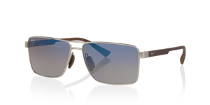 Silver Matte  - Blue Mirror