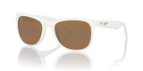 White Shiny  - Bronze Gradient