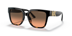 Black/Dark Tortoise - Grey Orange Gradient