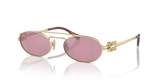 Pale Gold  - Dark Pink Silver