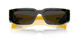 Black Yellow Marble