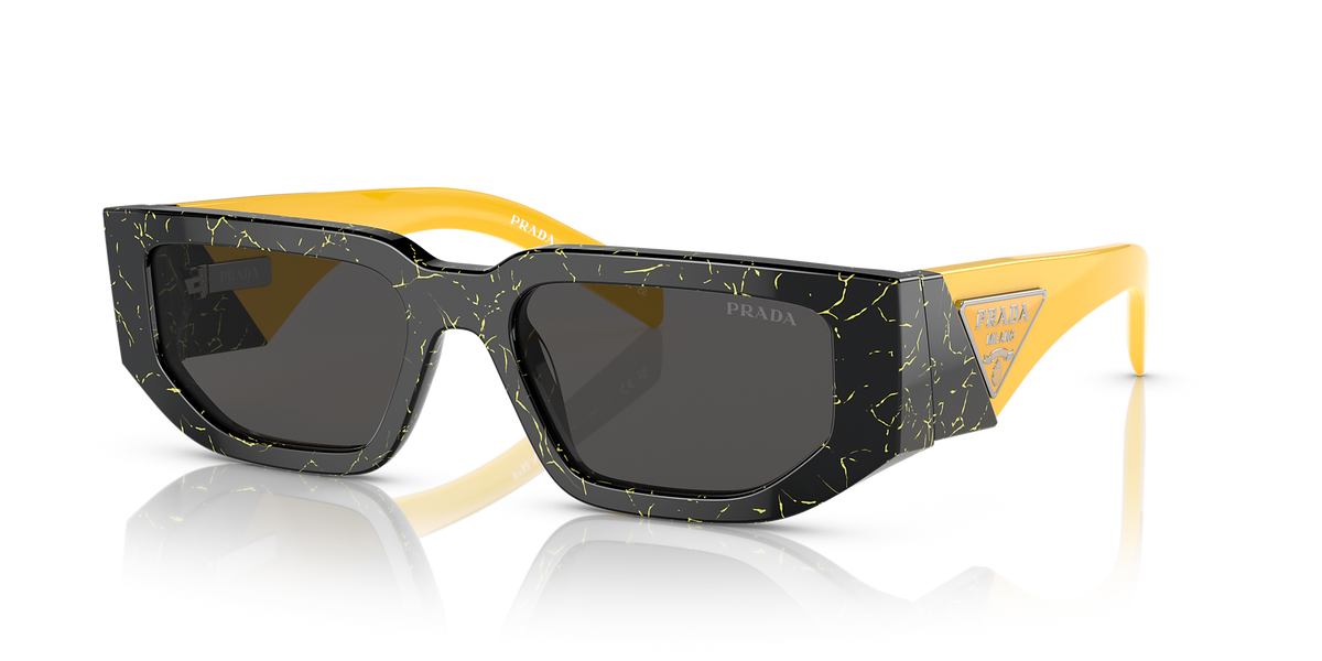 Black Yellow Marble