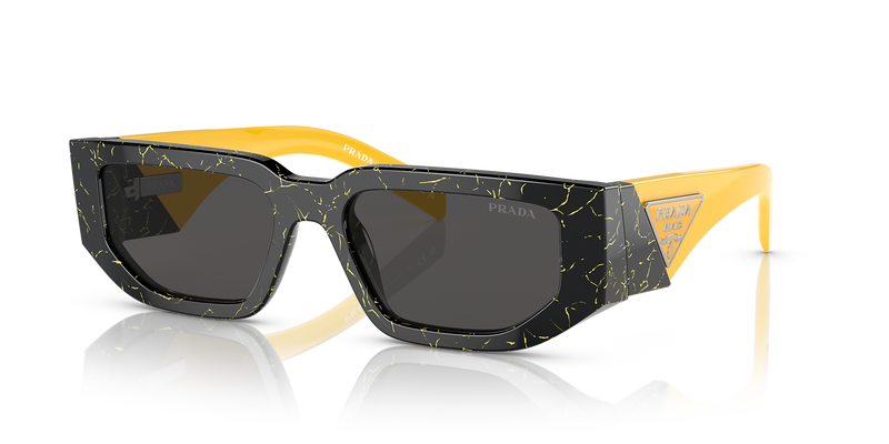 Black Yellow Marble