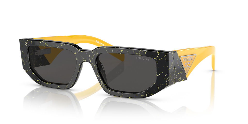 Black Yellow Marble