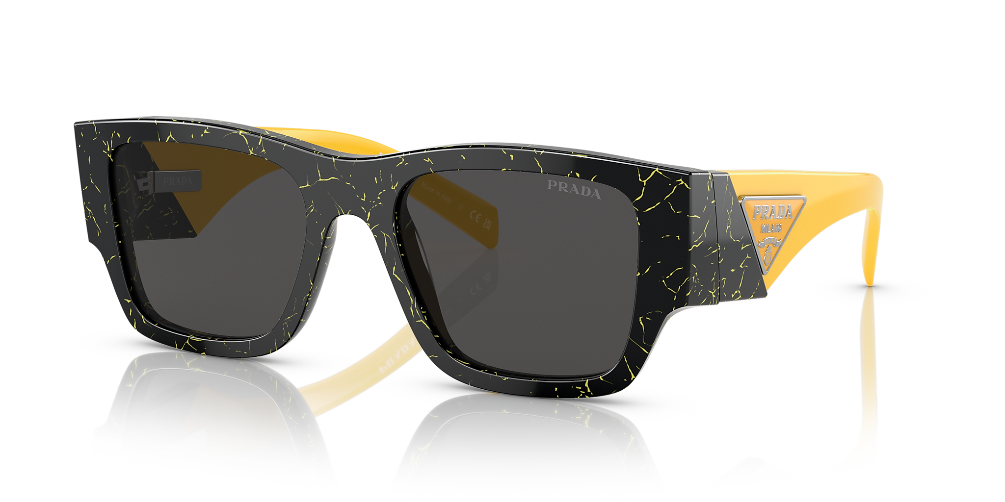 Black/Yellow Marble