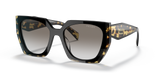 Black/Medium Tortoise  - Grey Gradient