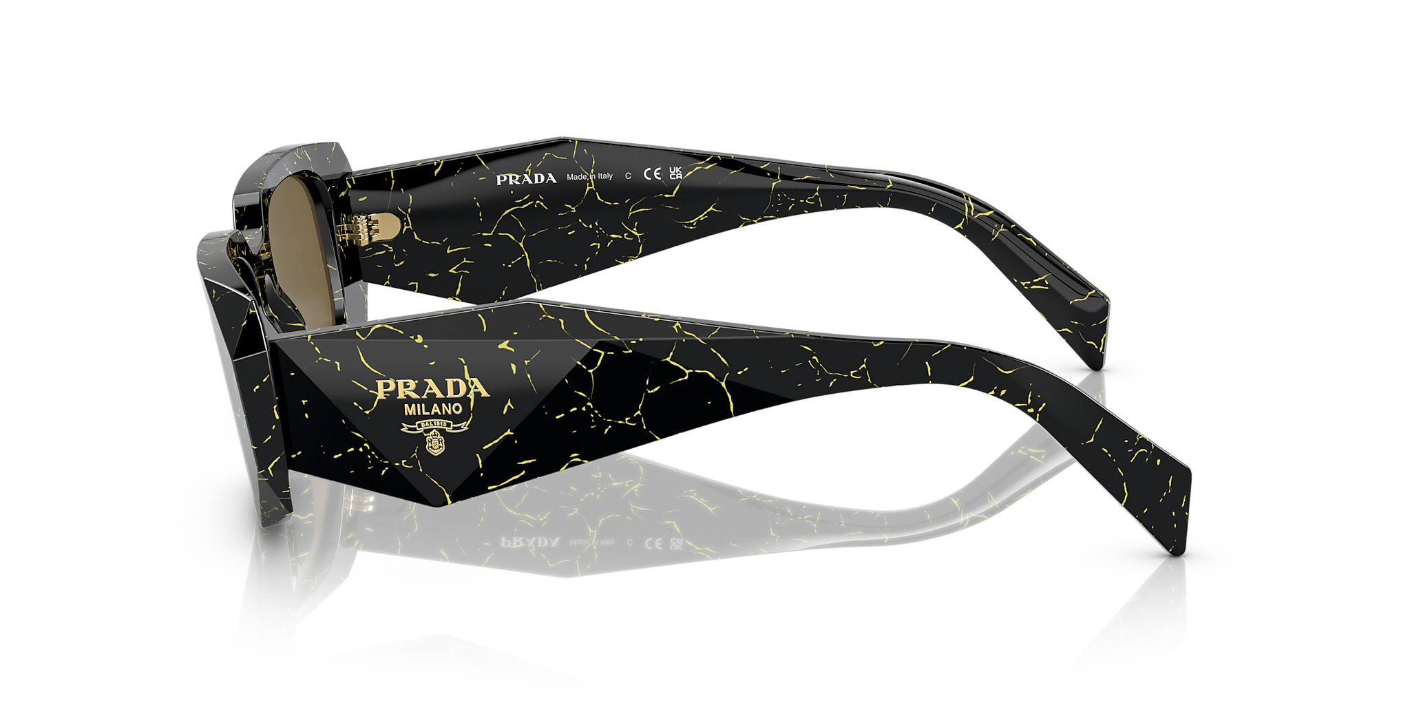 Black/Yellow Marble