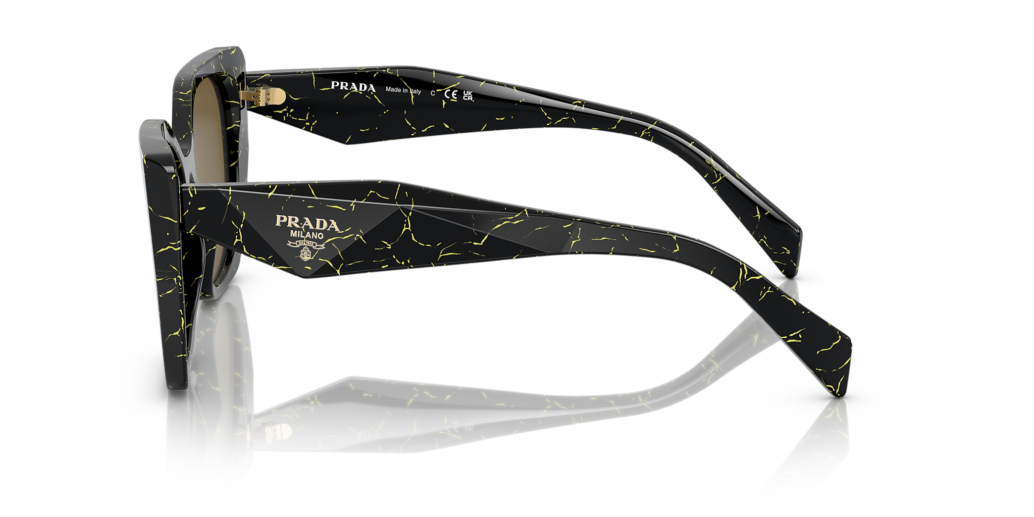 Black/Yellow Marble