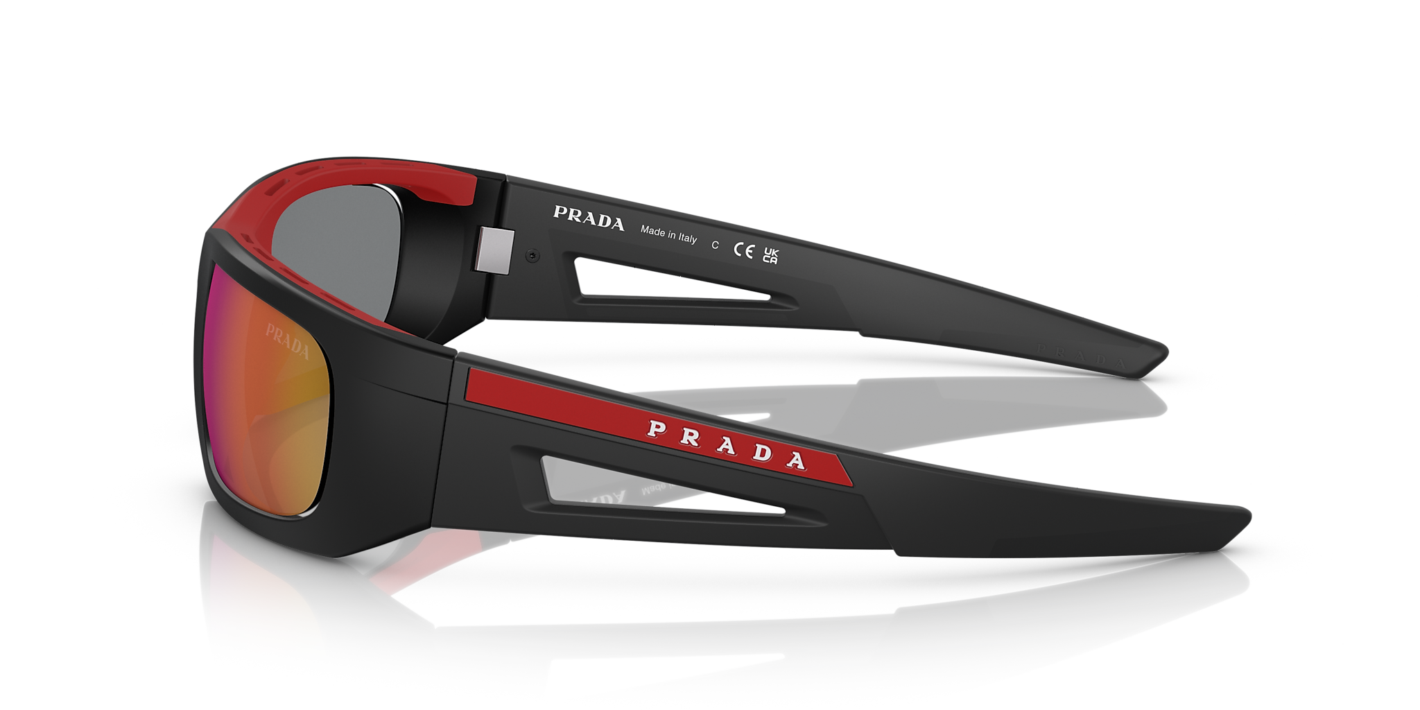 Matte Black/Red
