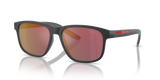 Grey Rubber  - Dark Grey Mirror Red