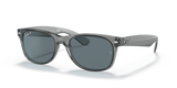 Transparent Grey  - Dark Blue