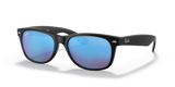 Rubber Black  - Blue Flash