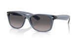 Transparent Dark Blue  - Grey Gradient Polar