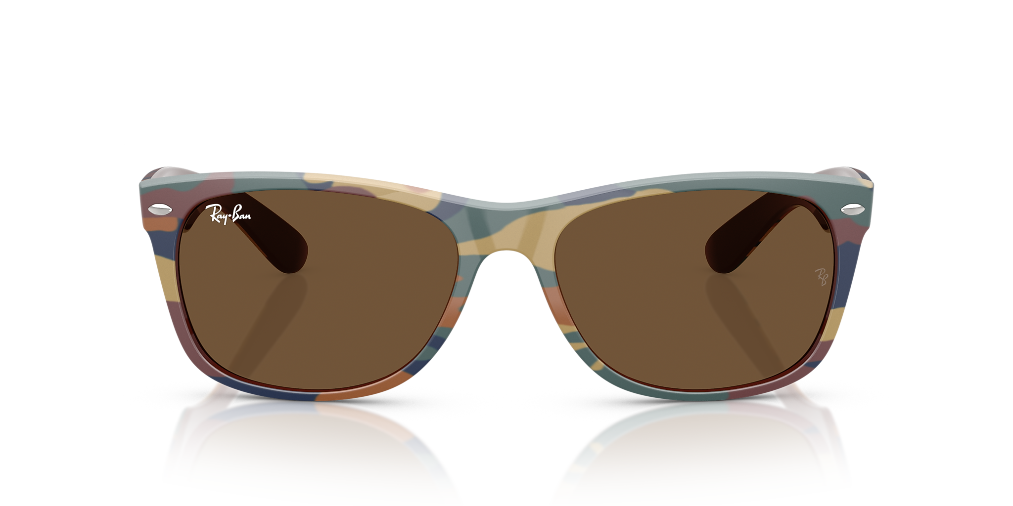 Brown & Blue Camuflage