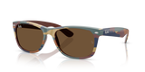 Brown & Blue Camuflage  - Dark Brown