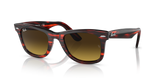 Striped Red  - Brown Gradient
