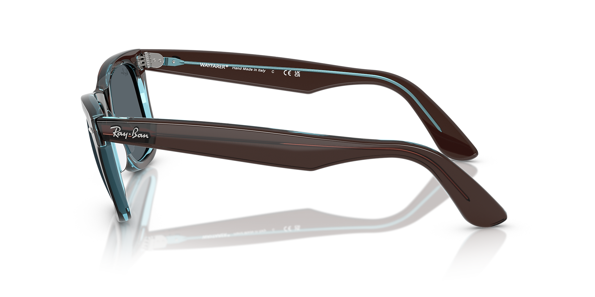 Brown On Transparent Blue