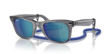 Transparent Grey  - Grey/Blue