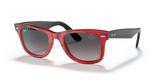 Transparent Red  - Grey