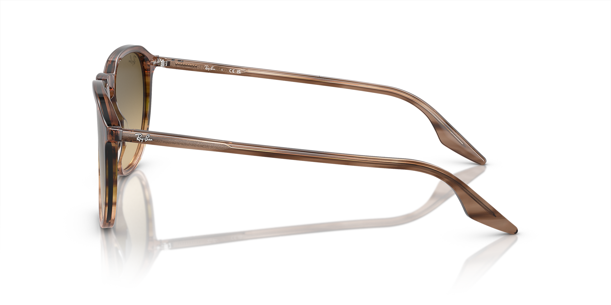 Striped Brown & Green