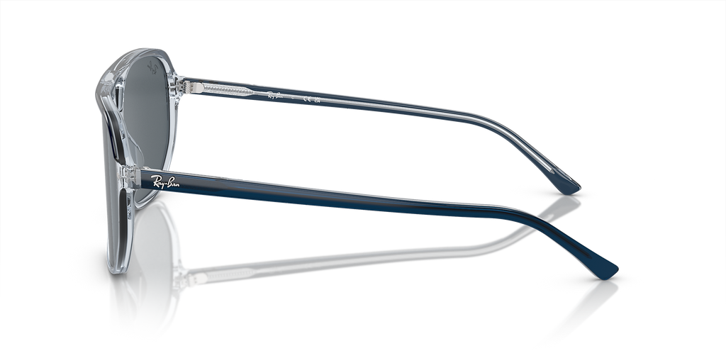 Blue On Transparent Blue