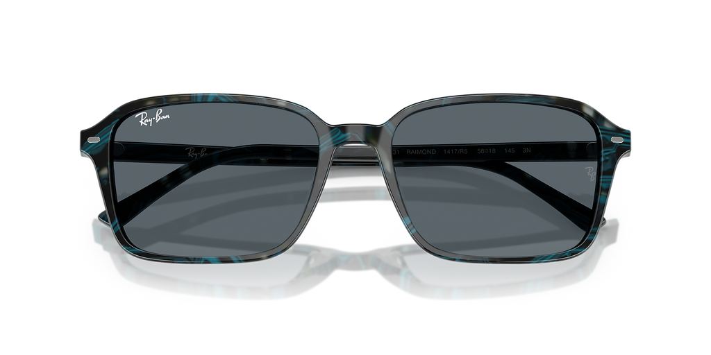 Transparent Fantasy Blue & Grey