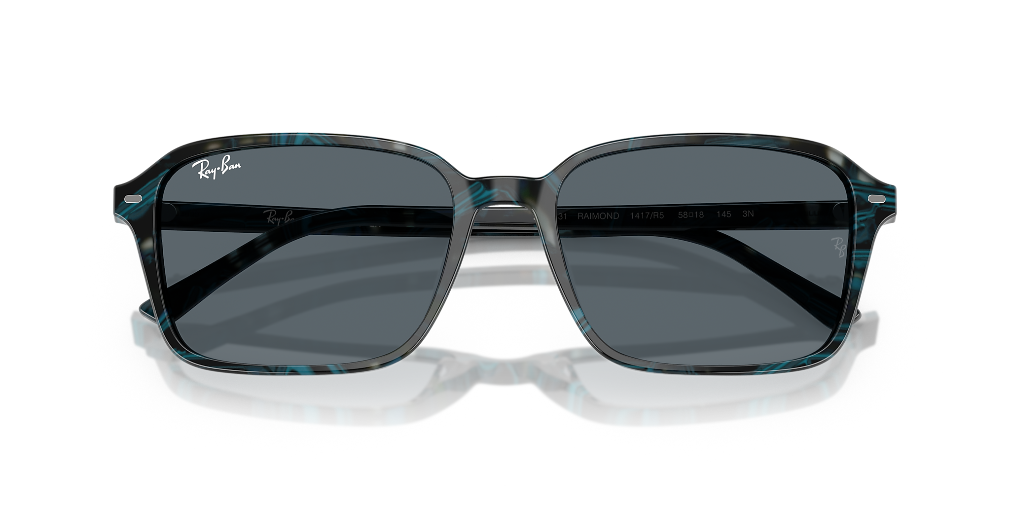 Transparent Fantasy Blue & Grey