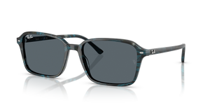 Transparent Fantasy Blue & Grey  - Blue