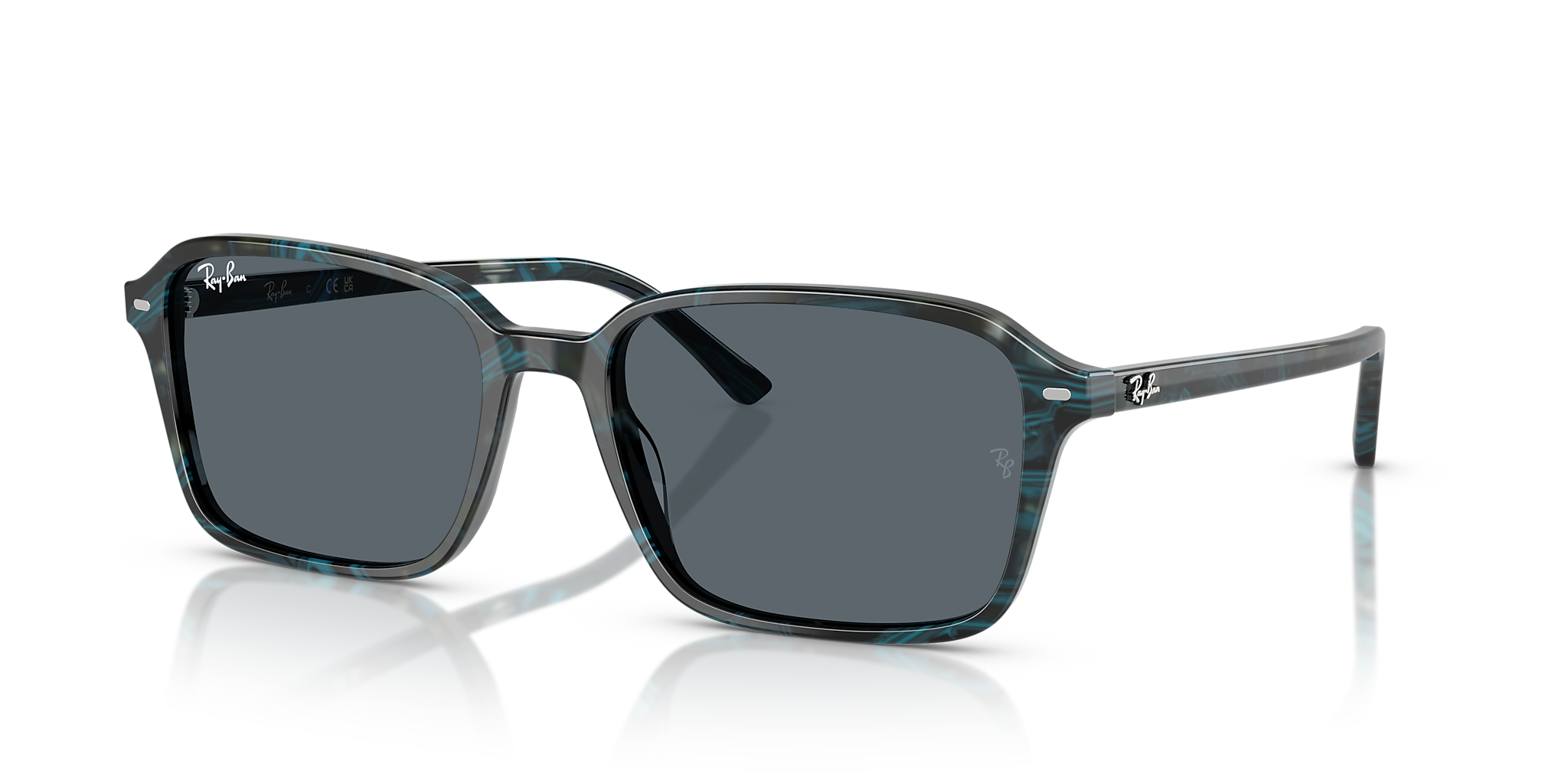 Transparent Fantasy Blue & Grey