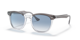 Grey On Transparent  - Clear Blue