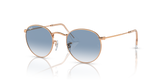 Rose Gold  - Clear & Blue