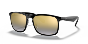 Black  - Blue Mirror Gold Gradient
