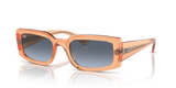 Transparent Orange  - Blue/Grey
