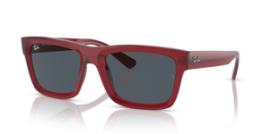Transparent Red  - Dark Grey