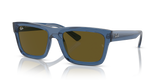 Transparent Dark Blue  - Dark Brown