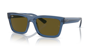 Transparent Dark Blue  - Dark Brown