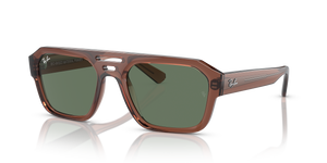 Transparent Brown  - Dark Green