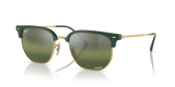 Green On Gold  - Silver/Green