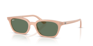Cloudy Natural Pink  - Dark Green