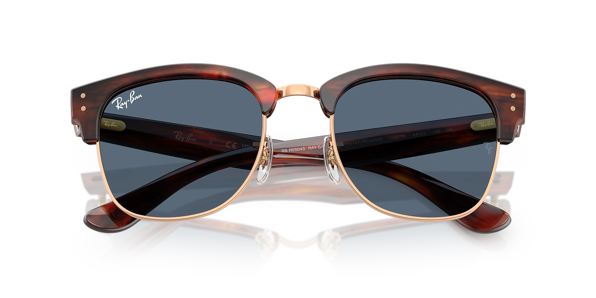 Striped Havana On Rose Gold