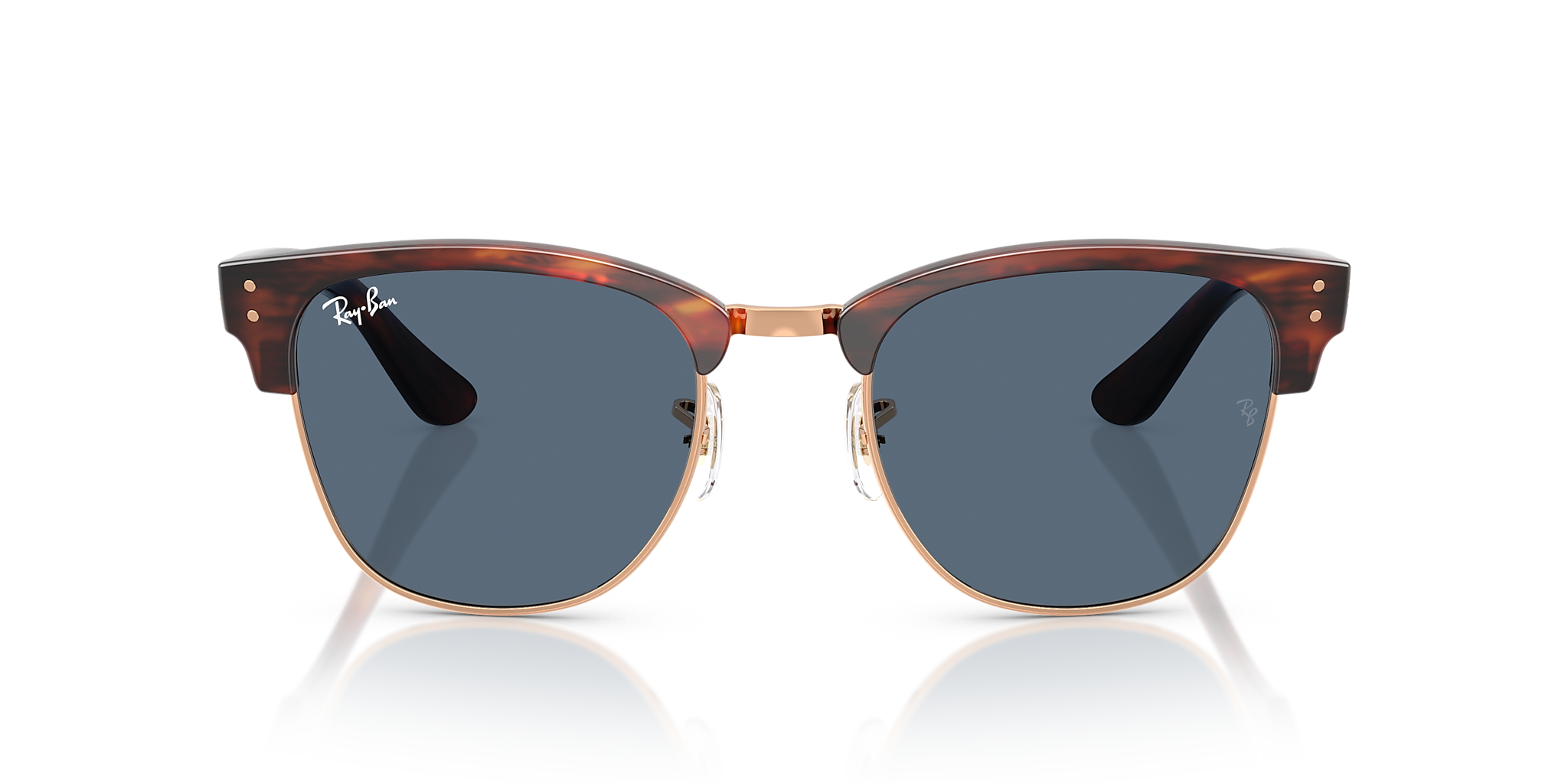 Striped Havana On Rose Gold