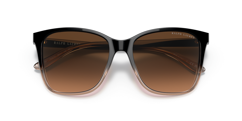 Shiny Gradient Black/Transparent Beige