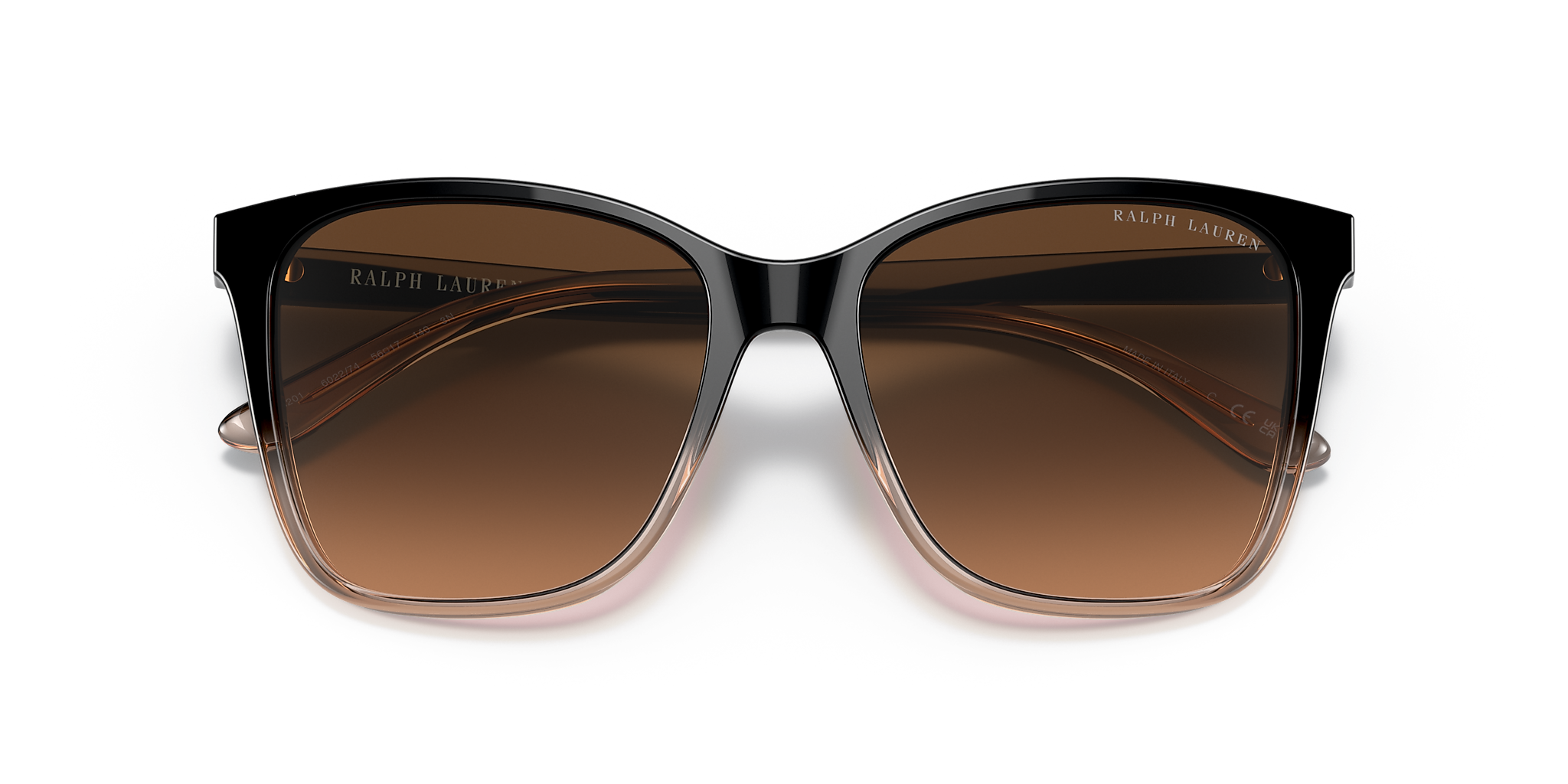 Shiny Gradient Black/Transparent Beige
